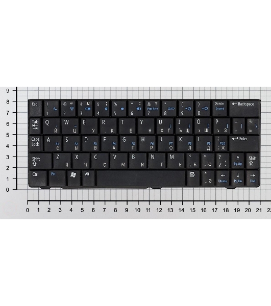 Клавиатура для ноутбука Dell Inspiron mini 9 черная