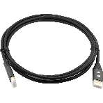 Кабель аудио-видео Cactus CS-DP-DP-1.4-3 DisplayPort (m)/DisplayPort (m) 3м. позолоч.конт. черный, фото4