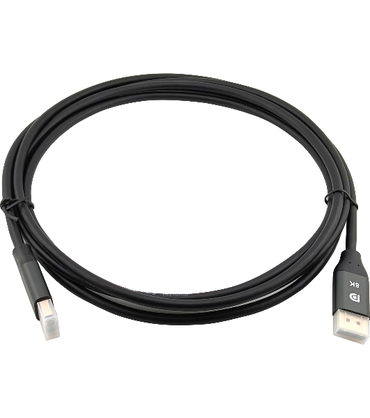 Кабель аудио-видео Cactus CS-DP-DP-1.4-3 DisplayPort (m)/DisplayPort (m) 3м. позолоч.конт. черный