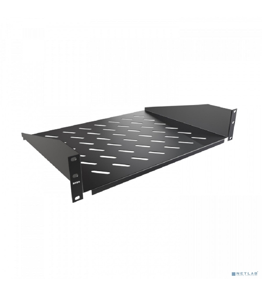 Полка стационарная NTSS NTSS-FF-350-BL 2U нагр.:20кг. 19' 350мм черный