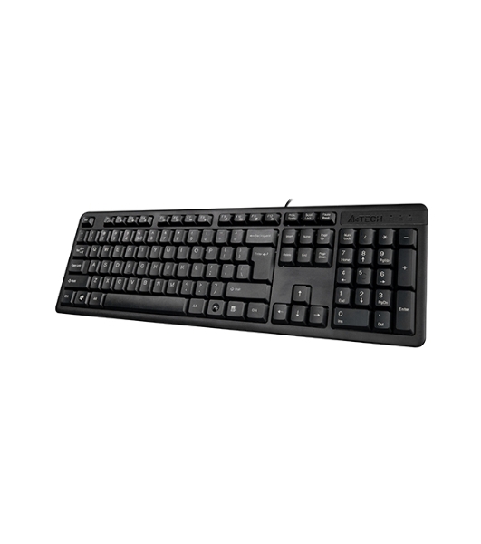 Клавиатура проводная A4Tech KK-3, USB, черный