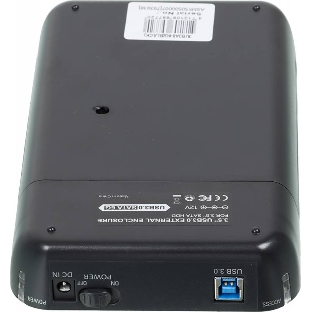 Внешний корпус для HDD AgeStar 3UB3A8-6G SATA II пластик/алюминий черный 3.5'