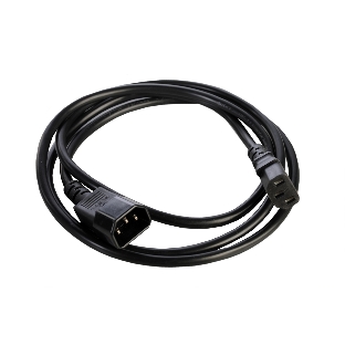 Шнур питания с заземл. IEC 60320 C13/IEC 60320 C14, 10А/250В (3x1,0), 1,8 м. (R-10-Cord-C13-C14-1.8)