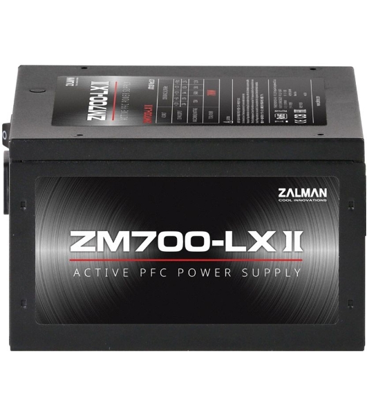 Блок питания Zalman ZM700-LX II Retail, 700Вт, 120мм, черный