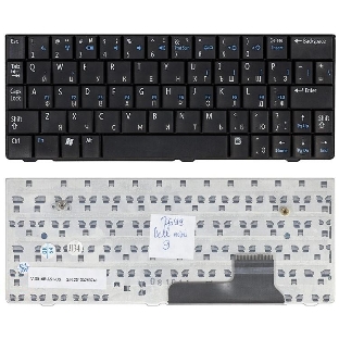 Клавиатура для ноутбука Dell Inspiron mini 9 черная