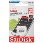 Флеш карта microSD 64Gb SanDisk microSDXC Class 10 Ultra UHS-I 100Mb/s, фото8
