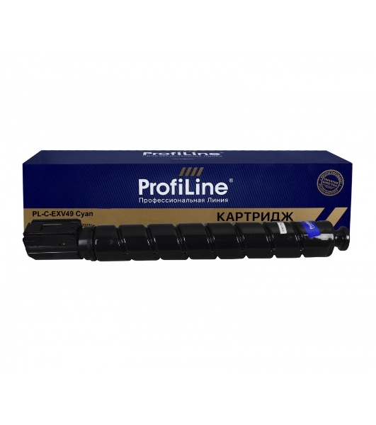Картридж Тонер-туба ProfiLine PL-C-EXV49 для принтеров Canon ImageRunner ADV C3320/3320i/3325i/3330i/3520i/3525i/3530i Голубой 19000 копий