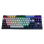 Клавиатура проводная механическая Gembird KB-G600, 87кл, Rainbow, красн.свитчи, 1.8м, черная, фото8