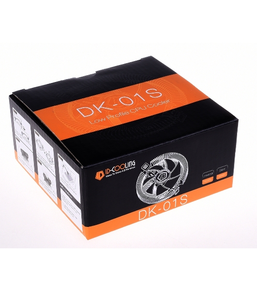Кулер Cooler ID-Cooling DK-01S серебристый/черный 80мм алюминий 2200rpm 24db 3-pin 65W