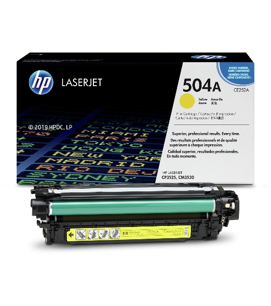 Картридж лазерный HP CE252A желтый для CLJ CM3530/CP3525 7000 стр.