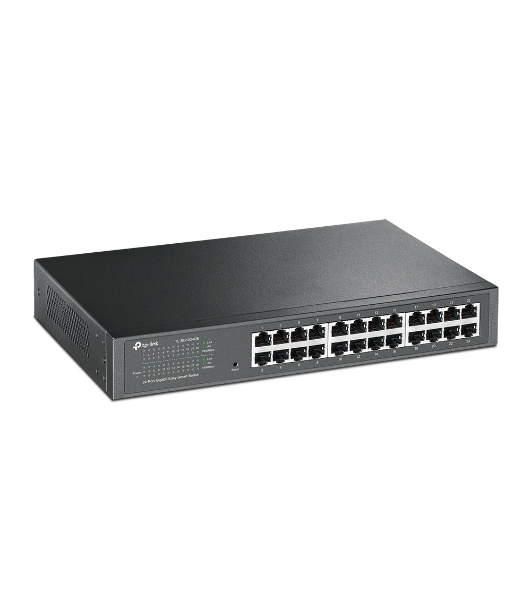 Коммутатор TP-Link SMB TL-SG1024DE 24-Port Gigabit Easy Smart Switch, 24 10/100/1000Mbps RJ45 ports, MTU/Port/Tag-based VLAN, QoS, IGMP Snooping