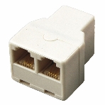 Телефонный двойник Rexant RJ-14(6P4C) (гнездо - 2 гнезда), фото 1