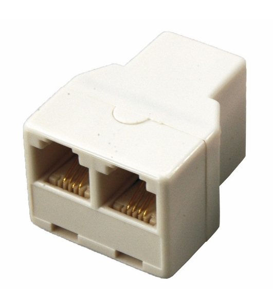 Телефонный двойник Rexant RJ-14(6P4C) (гнездо - 2 гнезда)