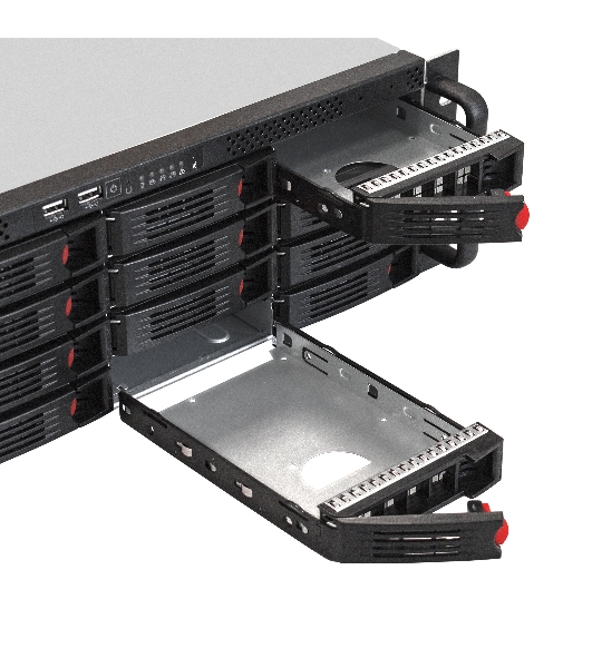 Серверная платформа ExeGate EX292422RUS Pro 3U660-HS16 (RM 19', высота 3U, глубина 660, Redundant БП 2x1200W, 16xHotSwap, USB)