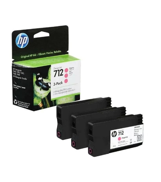 Картридж струйный HP 712 3ED78A пурпурный x3упак. (29мл) для HP DJ Т230/630