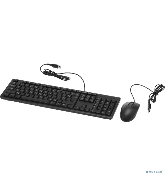 Комплект клавиатура+мышь A4Tech KR-3330S проводной, USB, 1200 DPI, чёрный