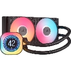 Система жидкостного охлаждения Corsair iCUE LINK TITAN 240 RX LCD (240мм, черный, RGb/ Fans: 2x120мм, 73.5CFM, 36dBA, 2100RPM/ S: 1851, 1700, AM5, AM4), фото12