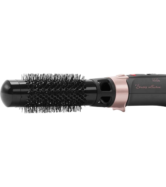Фен-щётка Polaris PHS 1204i маренго/розовый, 1200 Вт, ионизация, 25/35 мм