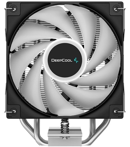 Кулер для процессора DEEPCOOL AG400 LED черный, 120 мм, алюминий/медь, 2000 об/мин, 31.6 дБ, 4 pin, 220 Вт, 150 мм