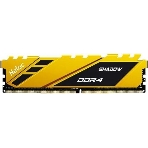 Оперативная память NETAC Shadow, DDR4, 16GB (1x16GB), 3200MHz, CL16, DIMM, с радиаторами, желтый, фото5
