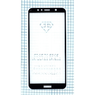 Защитное стекло 'Полное покрытие' для Huawei Y6 (2018) белый