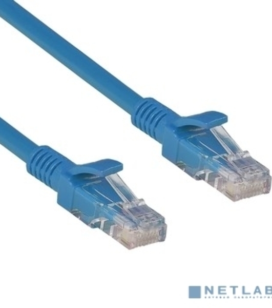 Патч-корд ExeGate UTP-RJ45-RJ45-5e-5M-BL, UTP, cat.5e, 5м, синий