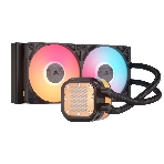 Система жидкостного охлаждения Corsair iCUE LINK TITAN 240 RX LCD (240мм, черный, RGb/ Fans: 2x120мм, 73.5CFM, 36dBA, 2100RPM/ S: 1851, 1700, AM5, AM4), фото11