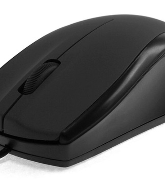 Мышь проводная Crown CMM-128 черный, 1000 dpi, USB, кнопки - 2