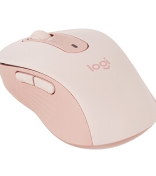 Мышь беспроводная Logitech Signature M650 розовый, 4000 dpi, радиоканал, Bluetooth, USB, кнопки - 5