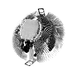 Кулер Cooler ID-Cooling DK-01S серебристый/черный 80мм алюминий 2200rpm 24db 3-pin 65W, фото4