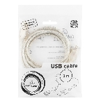 Кабель-удлинитель USB2.0 Pro Cablexpert CCF-USB2-AMAF-TR-2M, AM/AF, 2м, экран, 2феррит.кольца, прозрачный, пакет, фото4