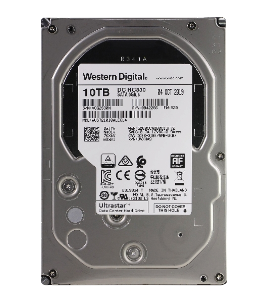Жесткий диск Western Digital SATA 10Tb 7200RPM 6Gb/S 256MB DC HC330 0B42266