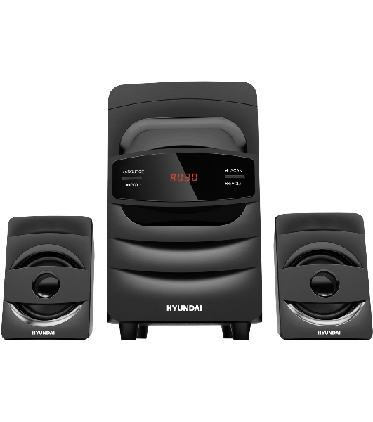 Микросистема Hyundai H-MS1404 черный 30Вт FM USB BT SD