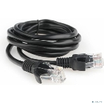 Патч-корд CCA light UTP Гарнизон PC-UTP-5e-1.5-BK кат.5e, 1.5м, литой, многожильный черный, фото 1