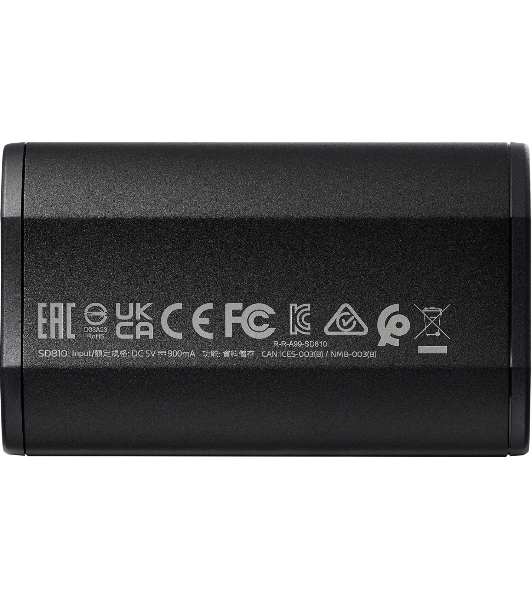 Внешний SSD ADATA SD810, 4TB, USB 3.2 Gen 2x2 Type-C, R/W 2000/2000, черный