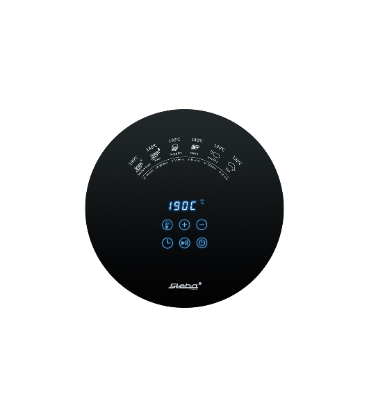 Аэрофритюрница Steba HF 1000 белый/чёрный, 1500 Вт, 3.5 л, 0.5 кг, съёмная чаша, антипригарное покрытие, таймер