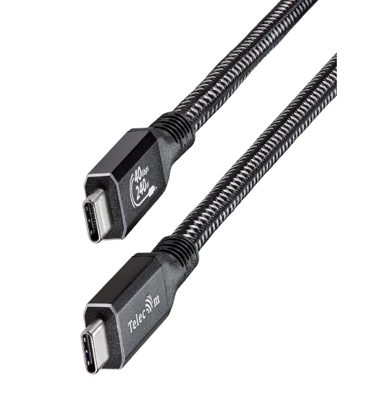 Кабель USB4 TypeCM/CM 8K@30Hz, 40Gbps, PD 240W, медь Telecom 2м TUS840-2M