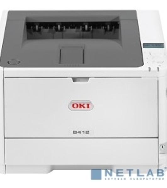 Принтер OKI B412dn (45762002) светодиодный, A4, 33 стр/мин, 1200x1200 dpi, 512 Мб, дуплекс, подача: 350 лист., вывод: 150 лист., Ethernet, USB, ЖК-панель