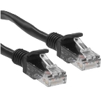 Патч-корд медный UTP Cablexpert PP10-0.5M/BK cat.5e, 0.5м, литой, многожильный, черный, фото 1