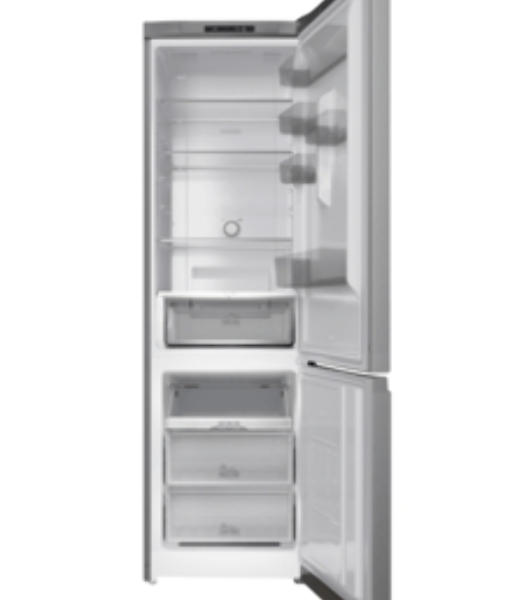 Холодильник Hotpoint HT 5200 C S серебристый двухкамерный 240/83л морозилка снизу, No Frost