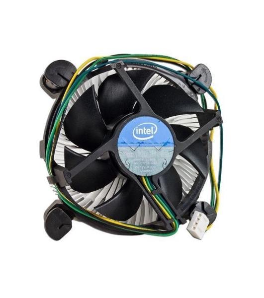 Кулер Intel E97379 серебристый/черный 90мм алюминий 2500rpm 27db 4-pin 73W 58мм