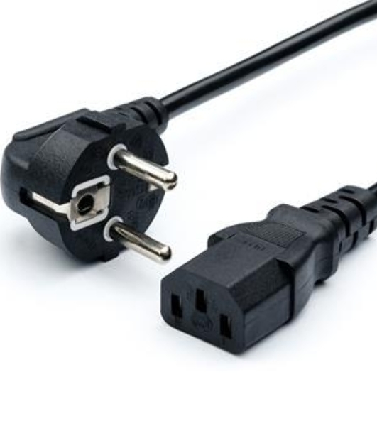 Кабель питания GoPower евровилка CEE 7/7-C13 1.8м ПВХ 0.75мм черный (1/10/160)