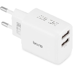 Сетевое зарядное устройство Buro BUWH1 15.5W 3.1A 2xUSB универсальное белый, фото3