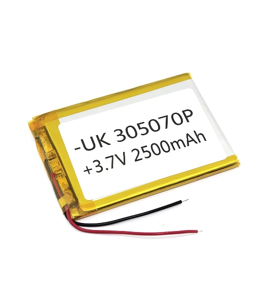 Аккумулятор Li-Pol (батарея) 3*50*70мм 2pin 3.7V/2500mAh