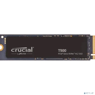 Накопитель SSD Crucial T500, 500Gb, M.2 2280, PCIe 4.0 x4, NVMe, R/W 7200/5700