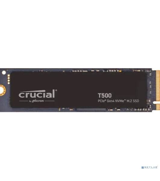 Накопитель SSD Crucial T500, 500Gb, M.2 2280, PCIe 4.0 x4, NVMe, R/W 7200/5700
