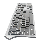 Клавиатура беспроводная Gembird KBW-1, USB, серебристый, фото2