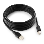 Кабель Gembird USB 2.0 PRO для соед. 4.5м AM/BM позол. контакты, пакет, фото4