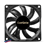 Вентилятор для корпуса ExeGate ExtraPower EP08015S2P черный, 80 мм, 2500 об/мин, 25.5 дБ, 2 pin, фото3