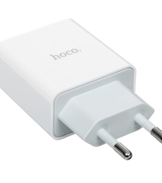 Блок питания (сетевой адаптер) HOCO C81A Asombroso single 1xUSB с кабелем Micro-USB, 2.1A, 10W